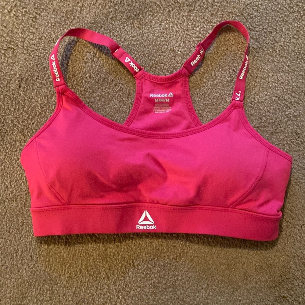 Reebok Women's Pink Sports Bra